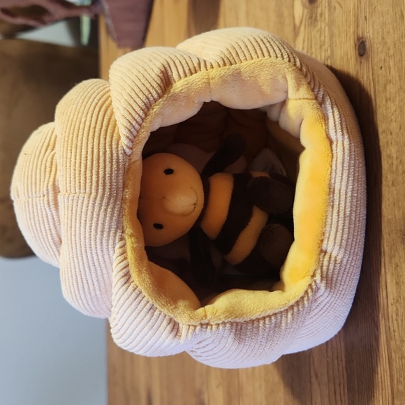 Jellycat Honeyhome Bee 7x7" 🐝 Soft & Plush NWT - Picture 5 of 6
